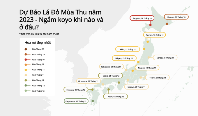 Mùa lá vàng, lá đỏ Nhật Bản 2023 bắt đầu từ khi nào? - Ảnh 1